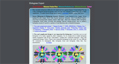 Desktop Screenshot of hologramexpert.com